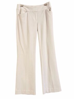 INC International Concepts White Flare Leg Dress Pants Size 6